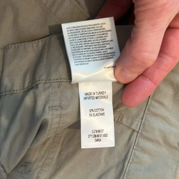 AGOLDE Daria High Waist Crop Wide Leg Twill Utility Pants NWT Size - 27 - Picture 10 of 10